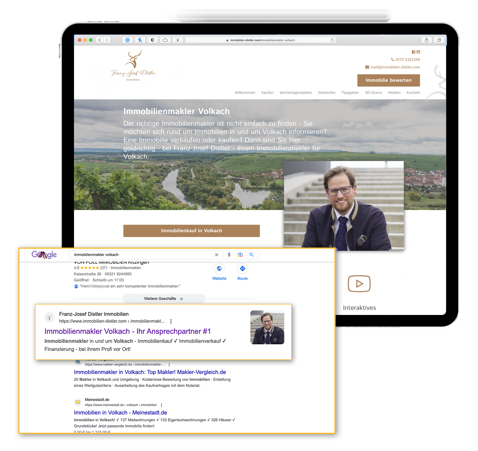 ipad_lokales-seo-referenz-distler-immobilien